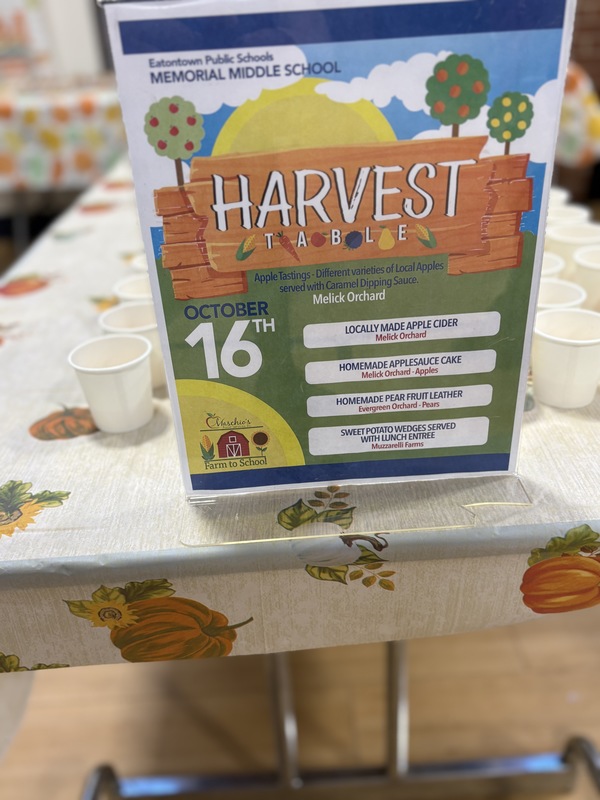 Memorial School Fall Harvest
