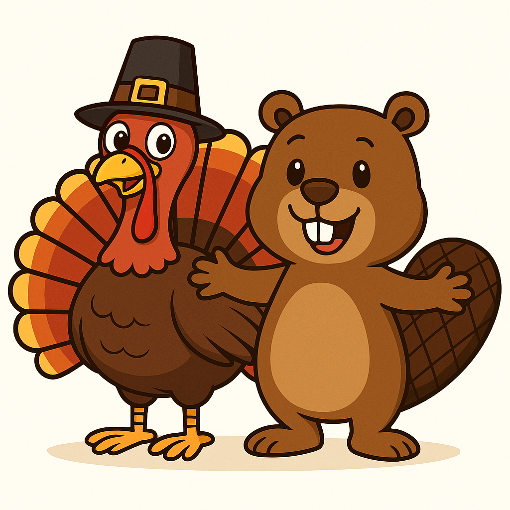 beaver_and_turkey