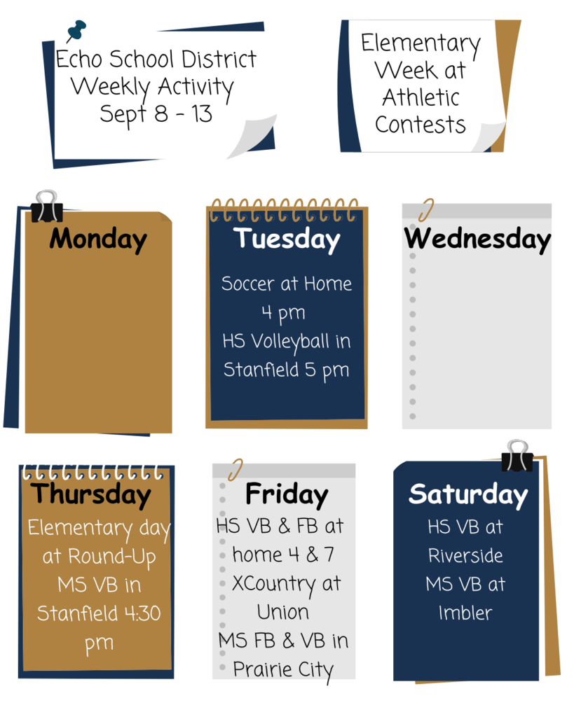 2025 -26 Weekly Activity