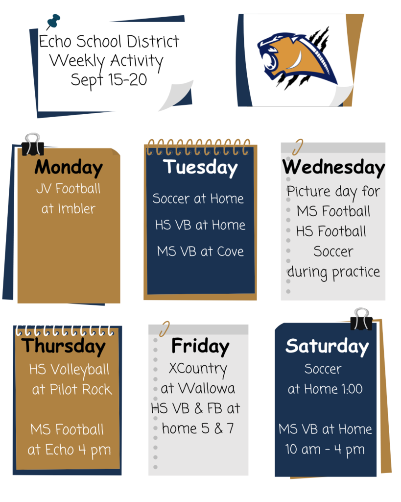 2025 -26 Weekly Activity