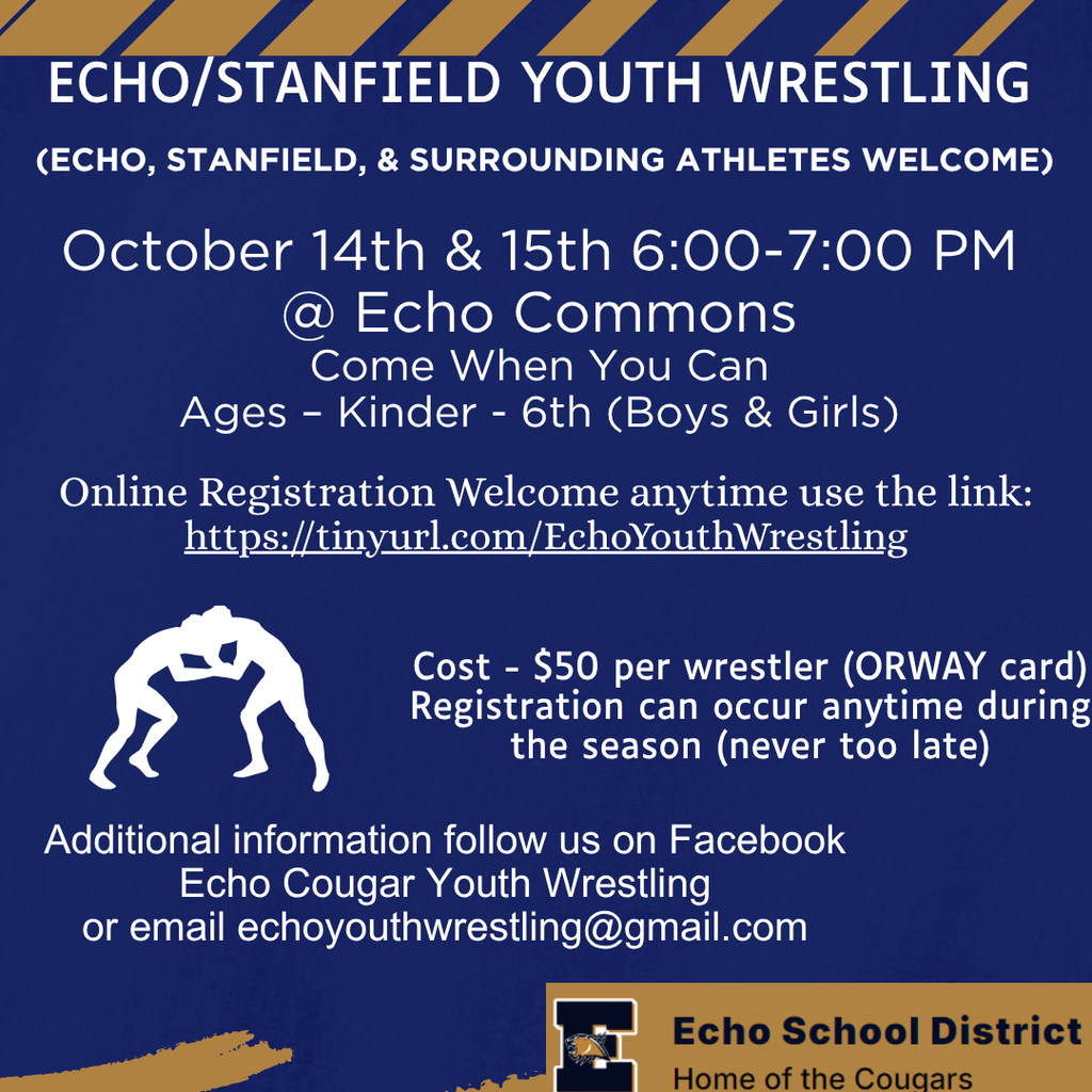 Youth Wrestling Sign ups