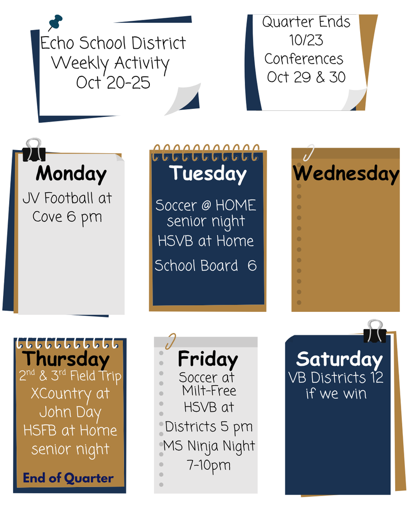 2025 -26 Weekly Activity