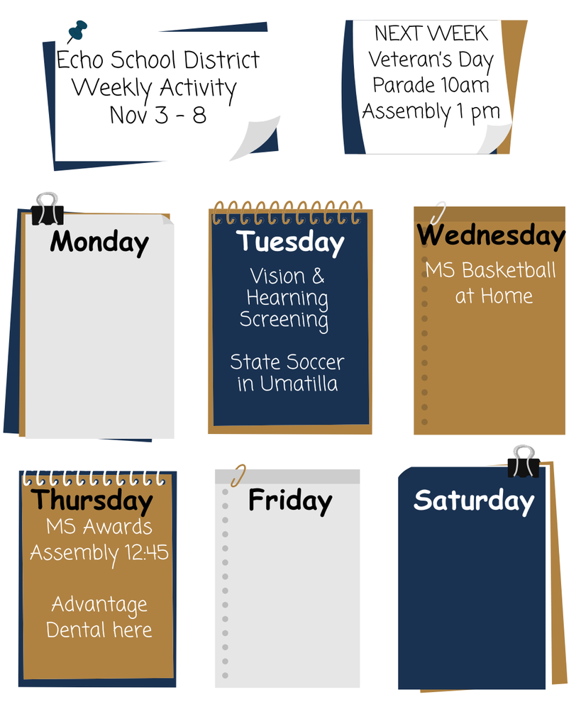 2025 -26 Weekly Activity