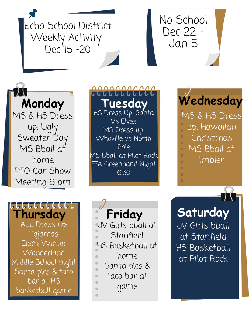 2025 -26 Weekly Activity 
