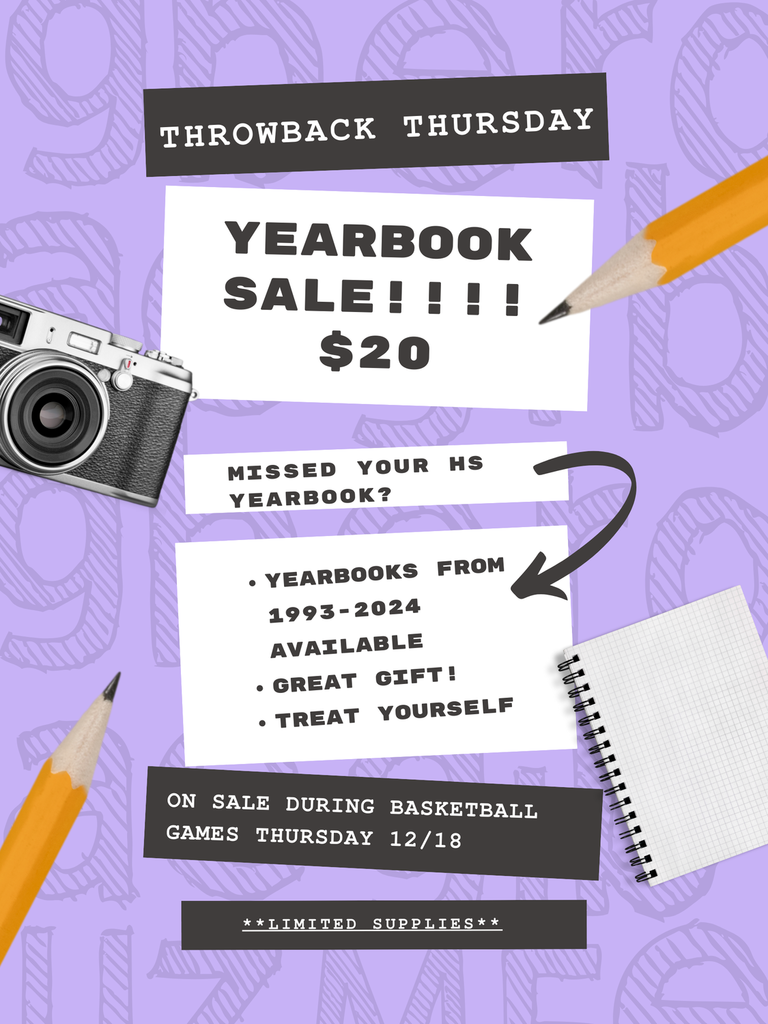 Yearbook sale