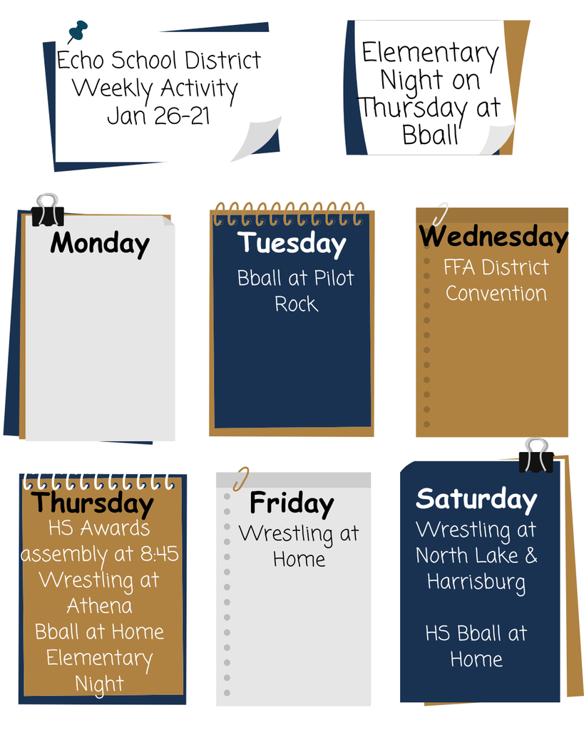 2025 -26 Weekly Activity