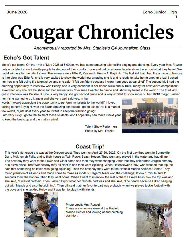 Cougar Chronicles 