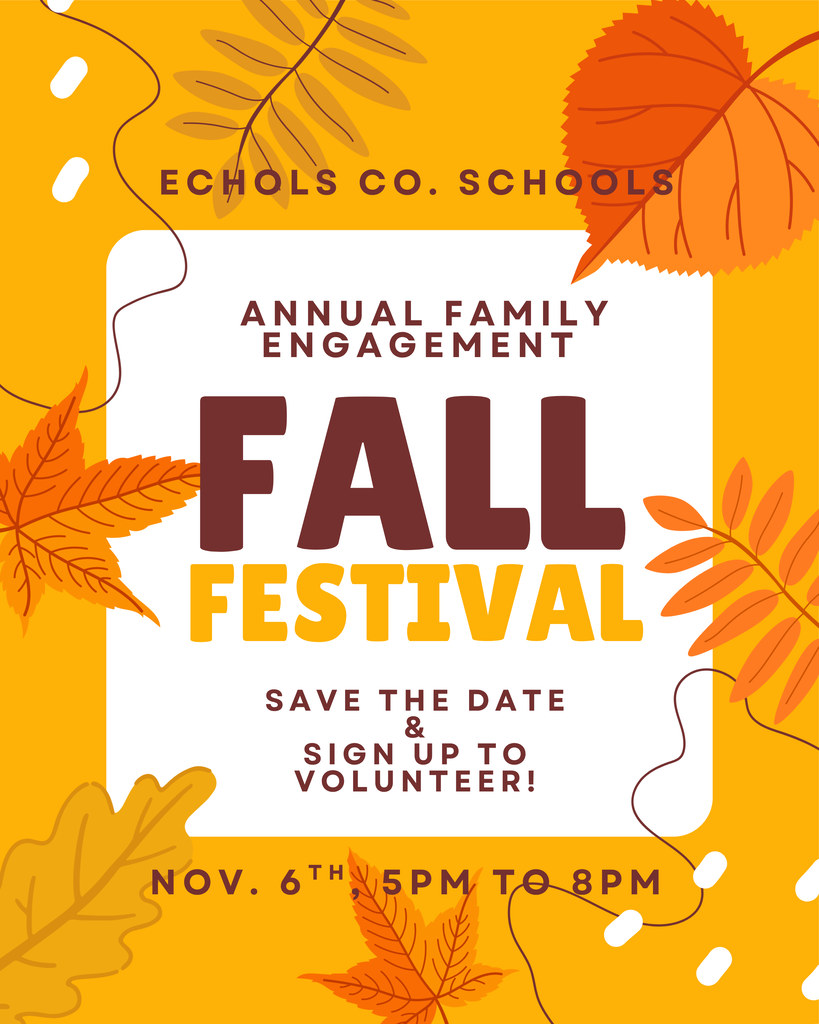 Fall Festival flyer