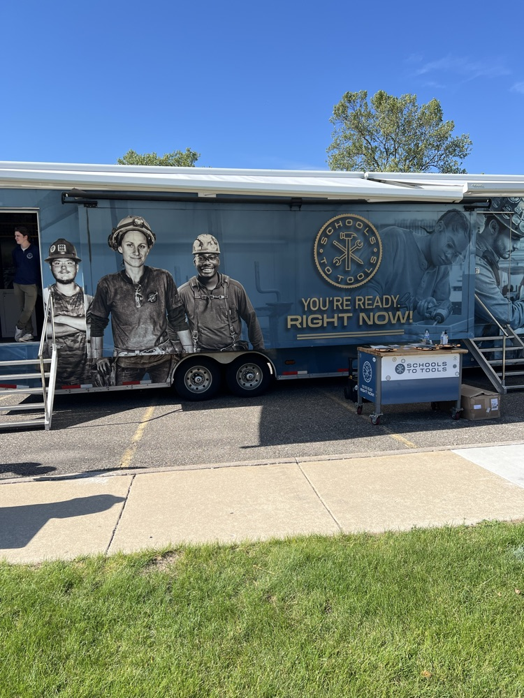 Schools to Tools bus