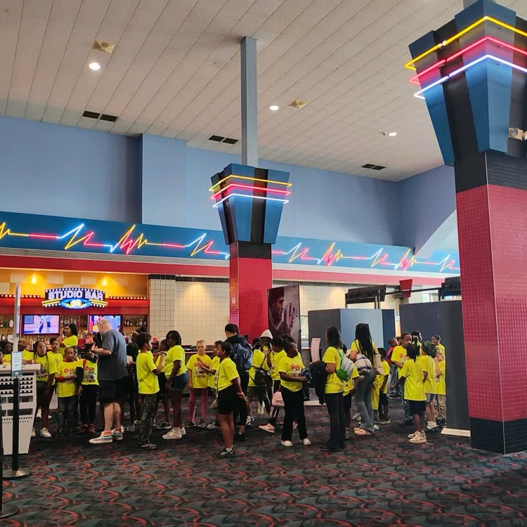 at movies