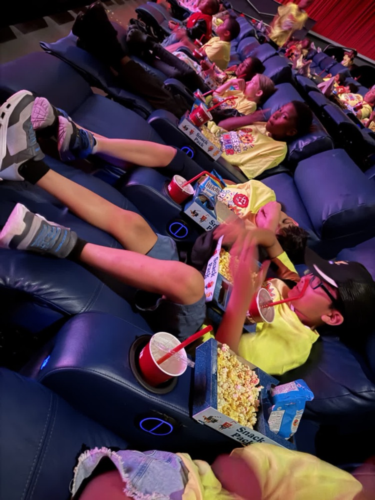 at movies