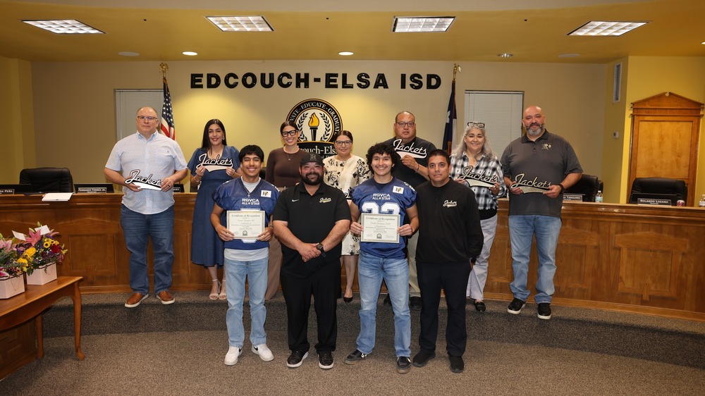 🎉 Board Recognition 🎉 We proudly recognize Derek Cardenas and Israel Campos for being selected to the RGV Coaches Association East All-Star Team! This outstanding honor reflects their hard work, dedication, and excellence on and off the field. Congratulations to both athletes on this well-deserved achievement—we are proud of you!