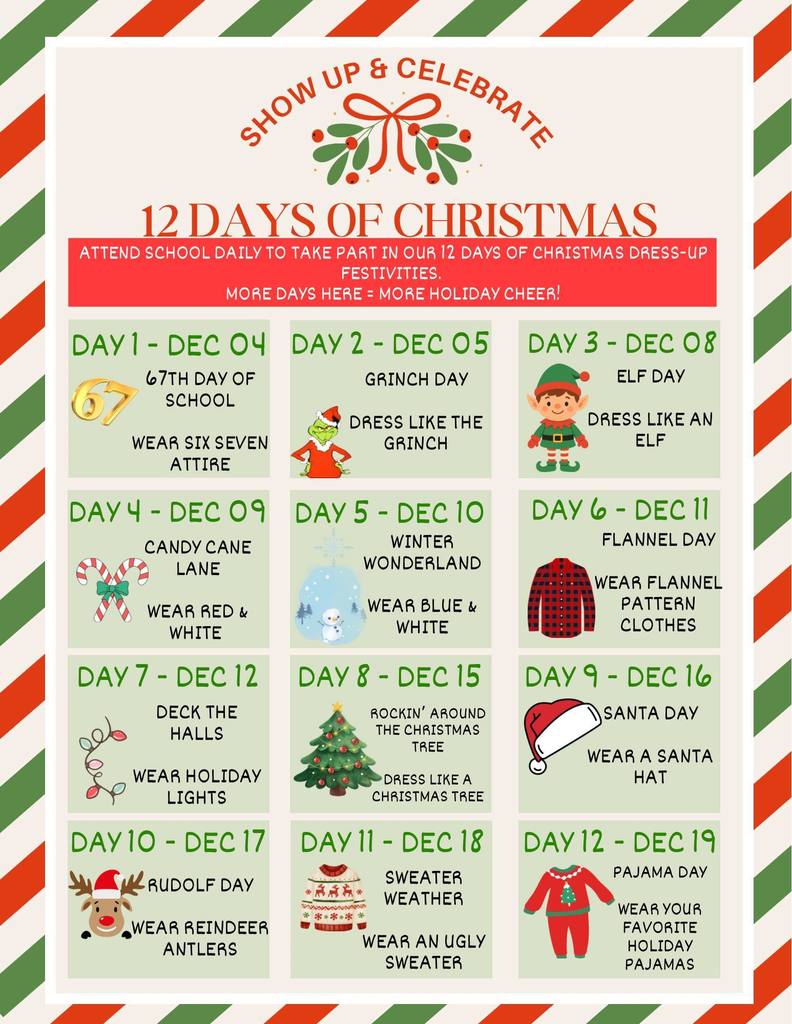 12 days of Christmas