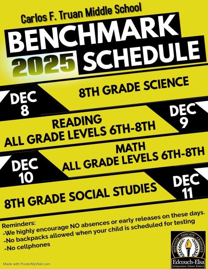 BenchMark Schedule