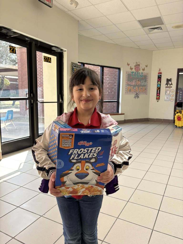 Friday is the last day of our Love Stacks Up Cereal donation initiative! 🥣  All donated cereal boxes will be used to create a school wide domino train, before being donated to our local food bank!