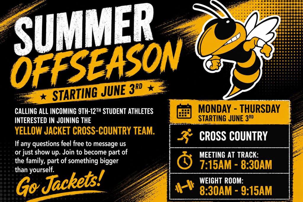 Summer Off season starts June 3rd