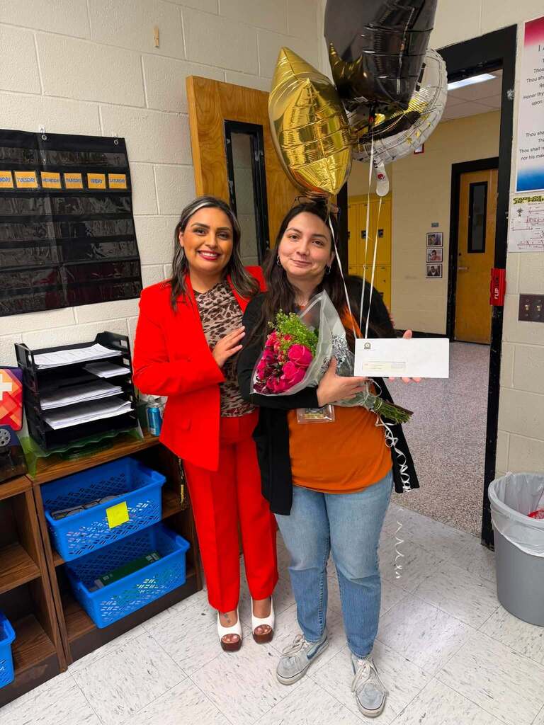 🎉🖤💛 A HISTORIC STINGER CELEBRATION! 💛🖤🎉 Today, we are incredibly proud to celebrate Ms. Victoria Rangel, a first-time TIA recipient, as she receives her very first Teacher Incentive Allotment (TIA) check! 🐝✨💰 This recognition represents more than a check—it celebrates the dedication, hard work, and positive impact Ms. Rangel makes in the lives of her students each and every day. Ms. Rangel, congratulations on this incredible professional milestone! Your commitment to excellence is something our entire CFT Stinger family can be proud of. We are honored to celebrate this moment with you and look forward to many more accomplishments ahead! 🏆
