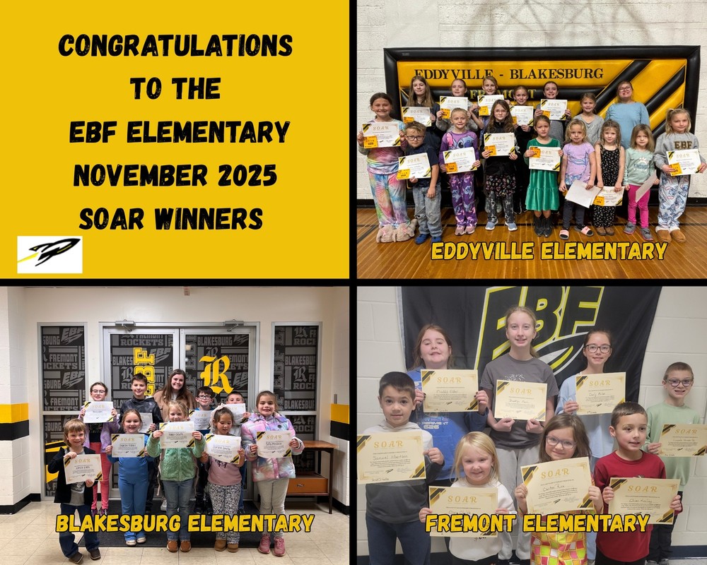 EBF Elementary SOAR Winners