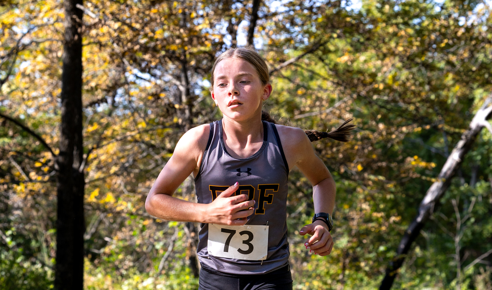 Clara Brink Running in Fairfield on 9-11-25
