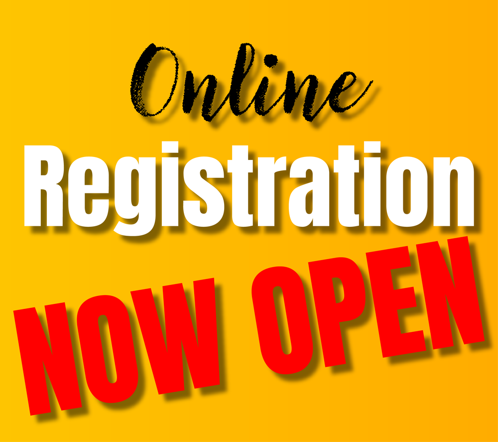 online registration now open