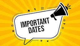 Important Dates