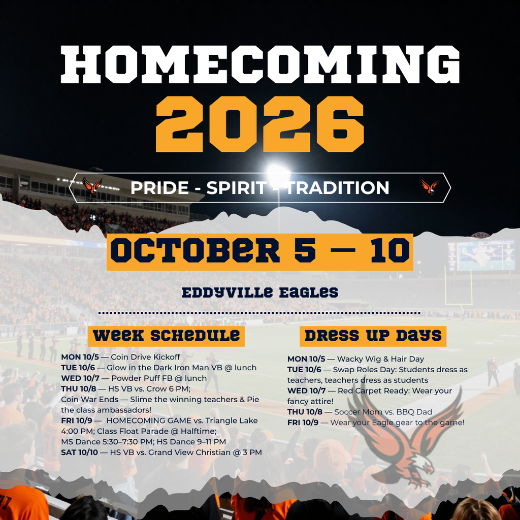 HOCO week schedule