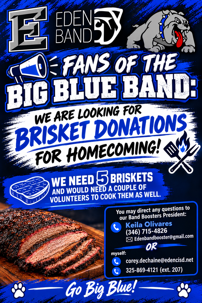 Brisket Donations for the Big Blue Band