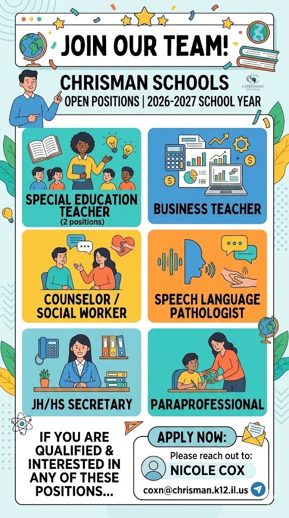 Job Openings for the 26-27 school year