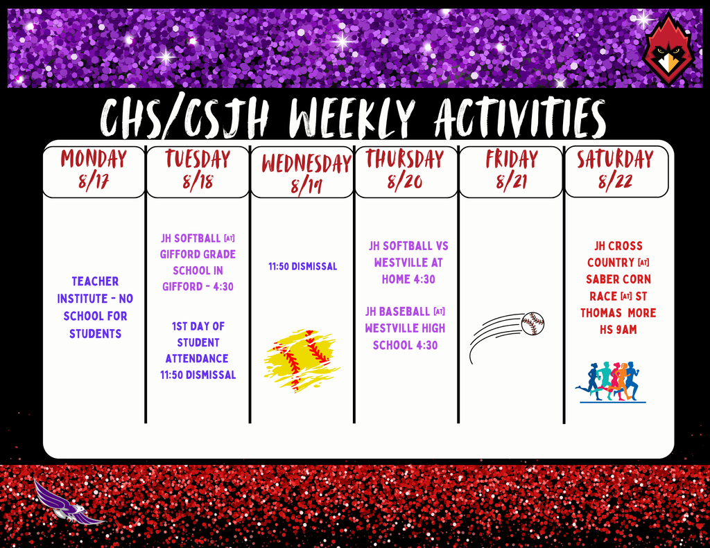 Weekly Activities
