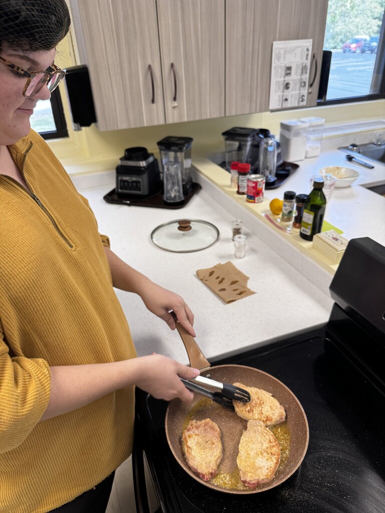 Student cooking
