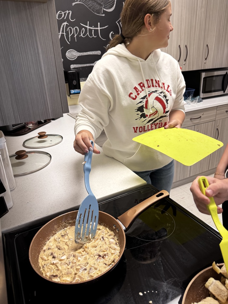 students cooking