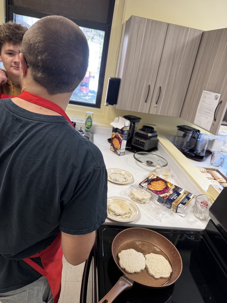 students cooking