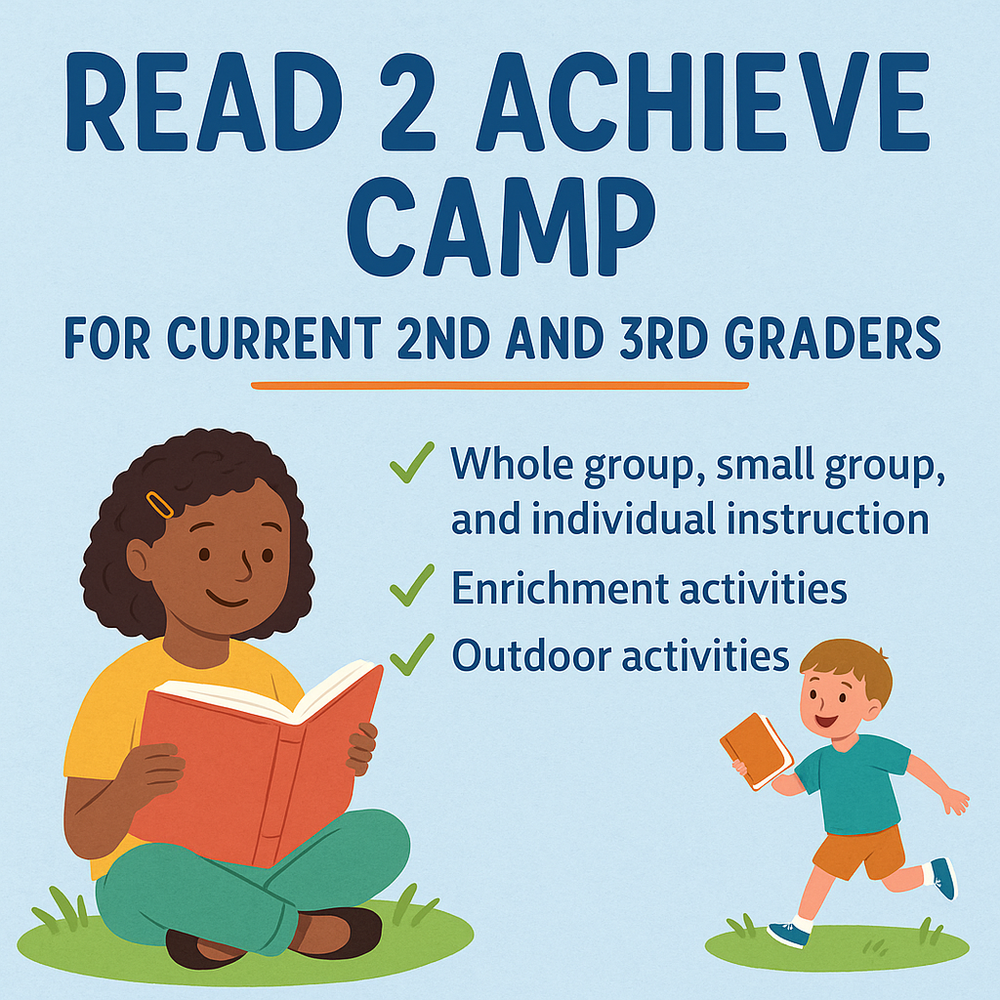 Read2Achieve Camp Poster