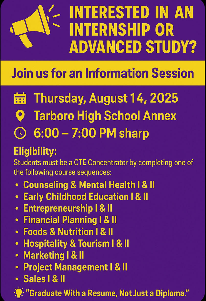 Internship or Advanced Study