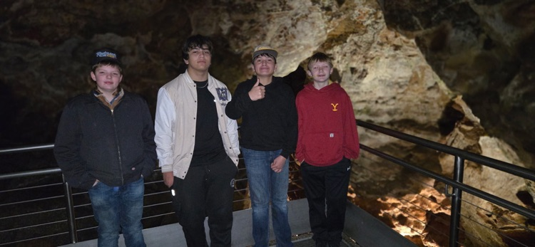 enjoying Jewel cave