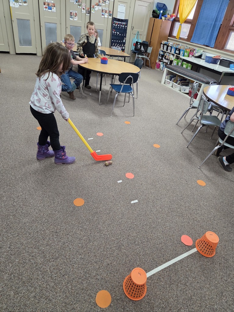 a girl with a hockey stick