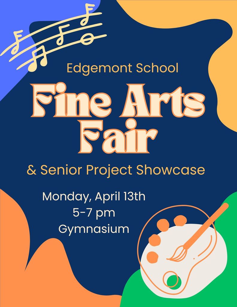 fine arts fair April 13th 5-7 pm