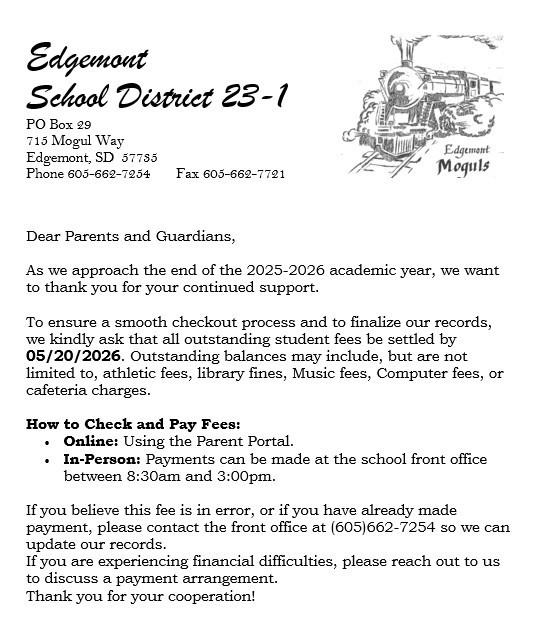 Fee's and Fines