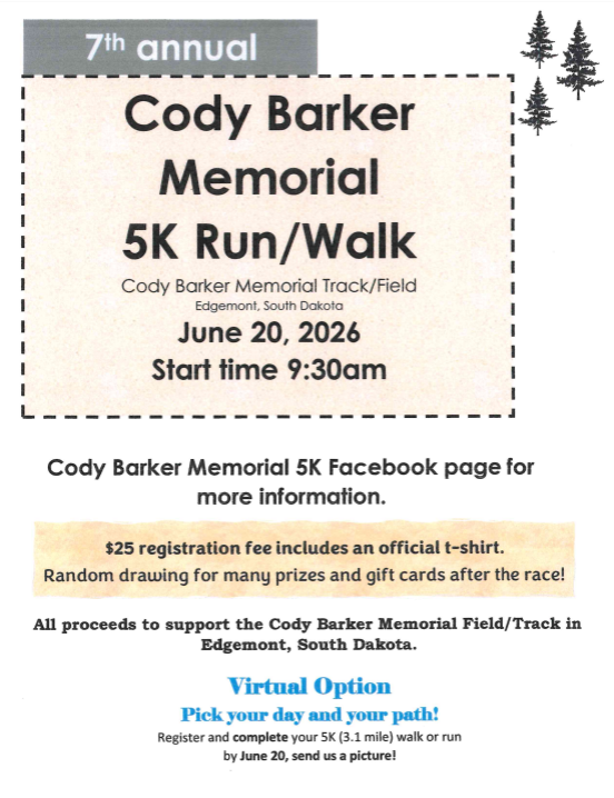 Cody Barker Memorial K5 Run/Walk