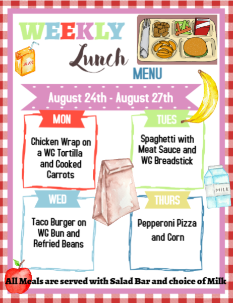Lunch Menu