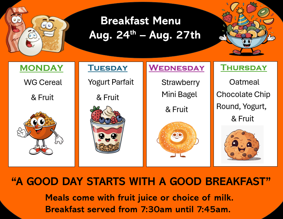 Breakfast Menu
