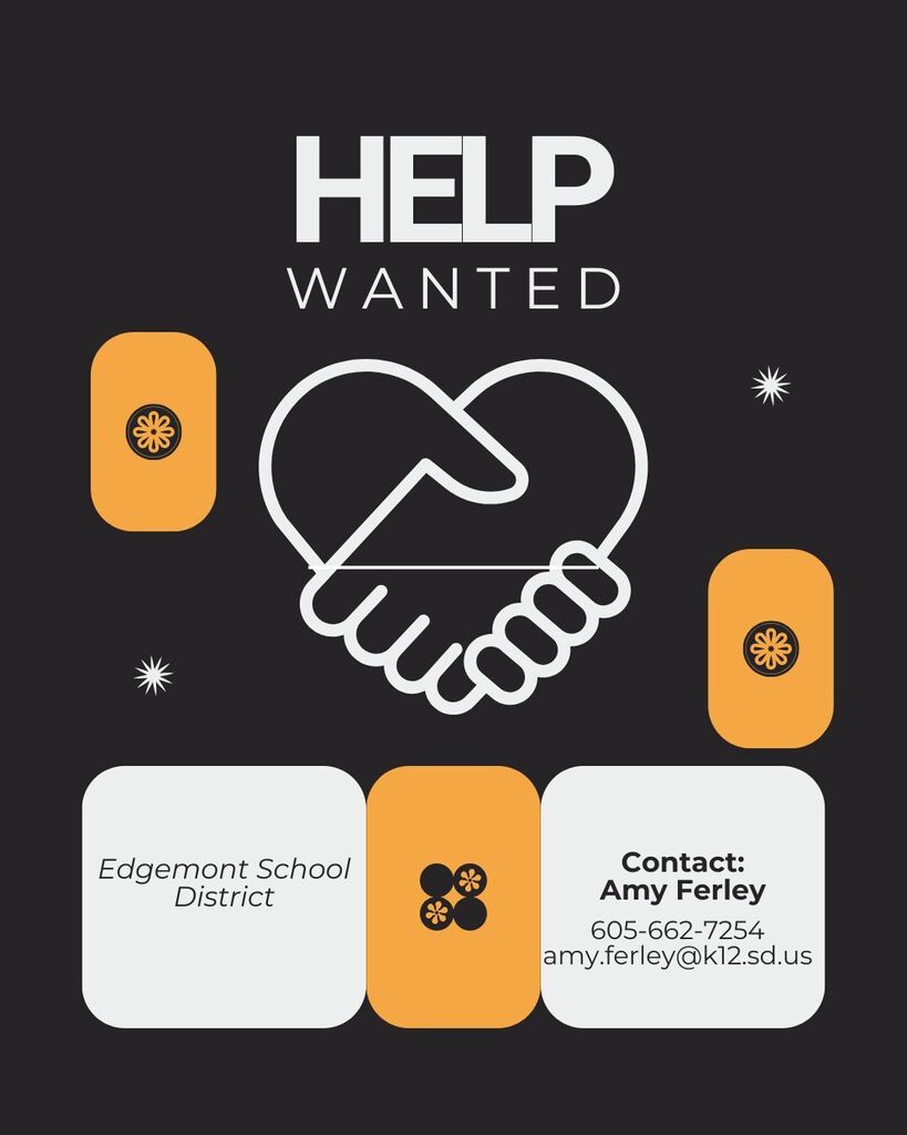 hands shaking image, help wanted at Edgemont School, contact information