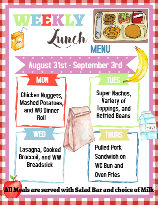 Lunch Menu