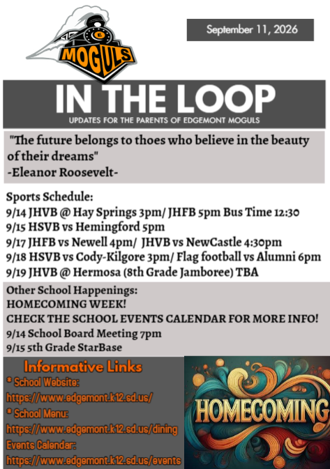 Weekly Newsletter