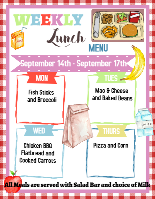 Lunch Menu