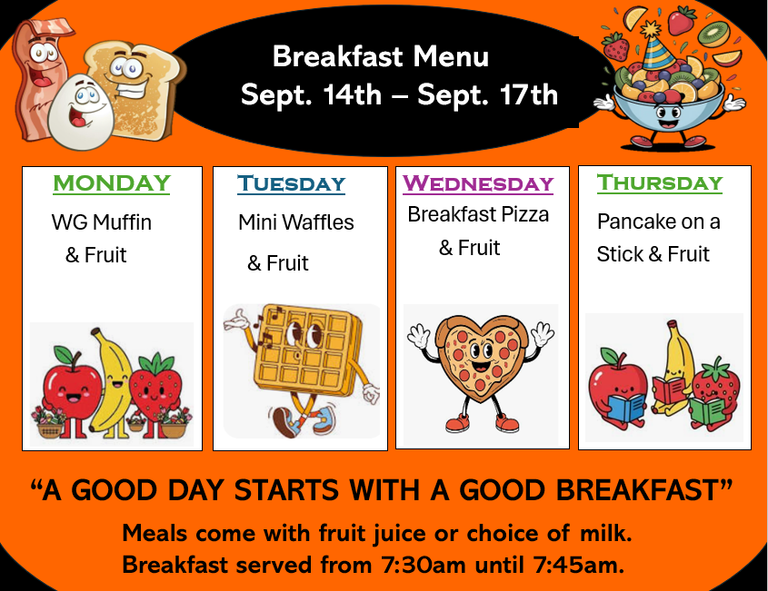 Breakfast Menu