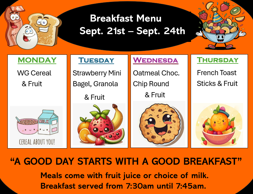 Breakfast Menu