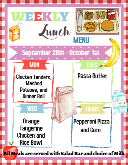 Lunch Menu