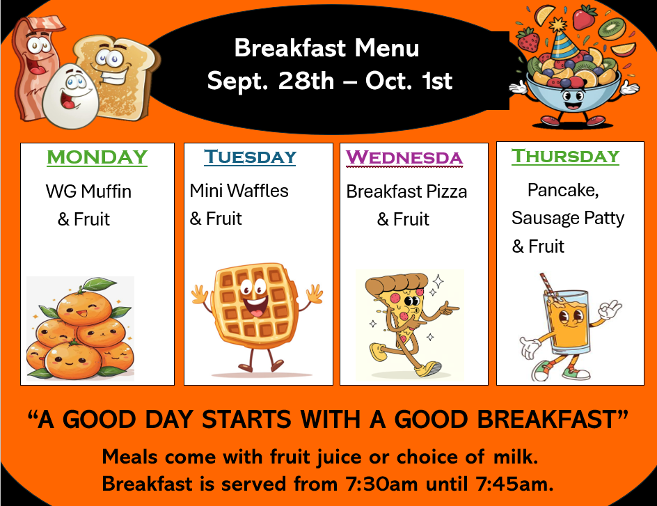 Breakfast Menu