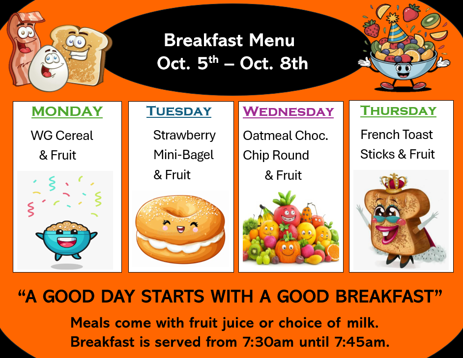Breakfast Menu
